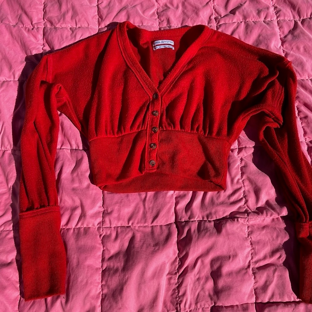 Urban Outfitters red sweater